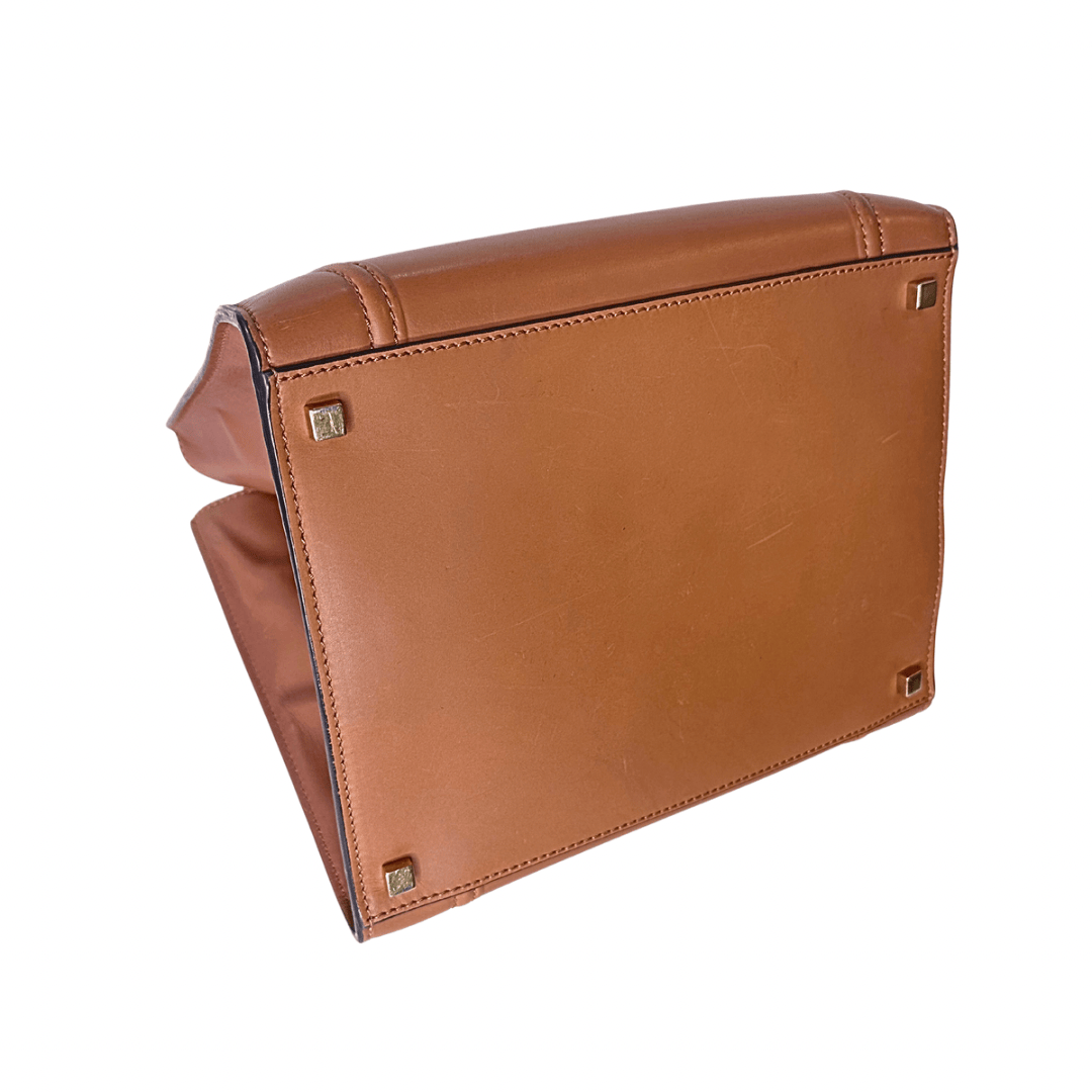 Celine Leather Luggage Phantom Medium Tote