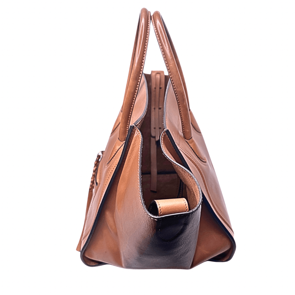 Celine Leather Luggage Phantom Medium Tote