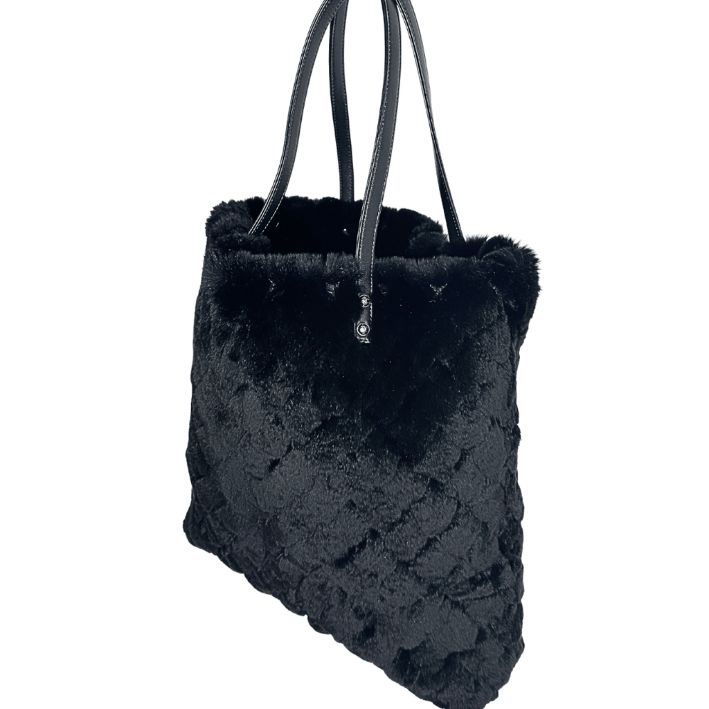 Chanel Orylag Fur Chain Shopping Bag