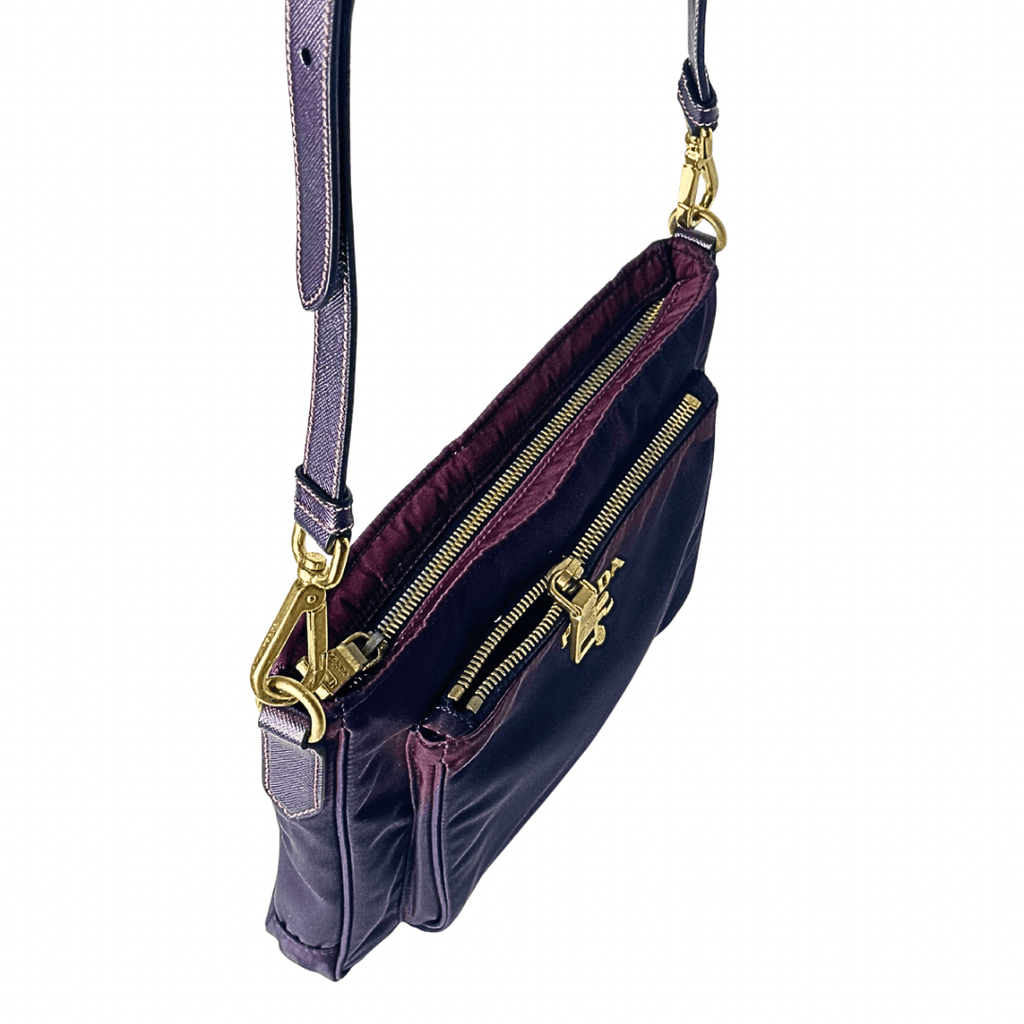 Prada Tessuto Bandoliera Ombre Messenger Bag