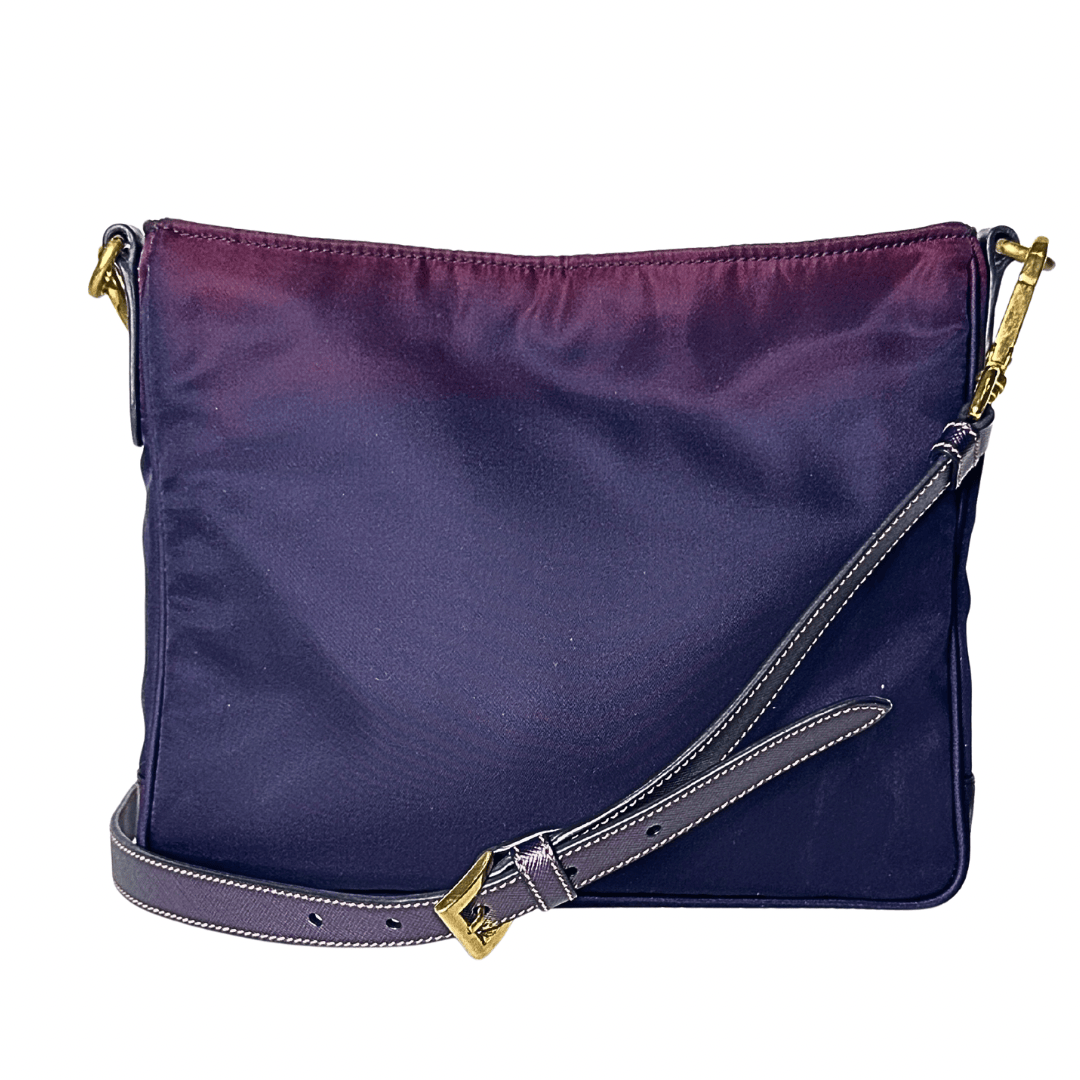 Prada Tessuto Bandoliera Ombre Messenger Bag