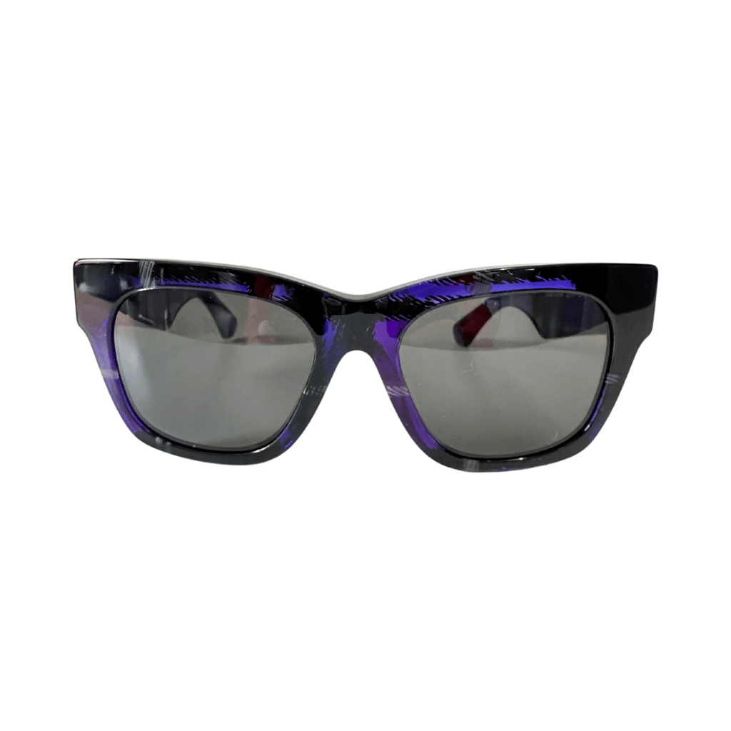 Burberry Purple Plaid Check Sunglasses