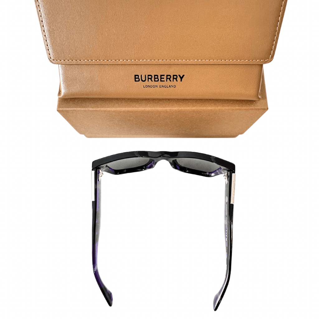 Burberry Purple Plaid Check Sunglasses