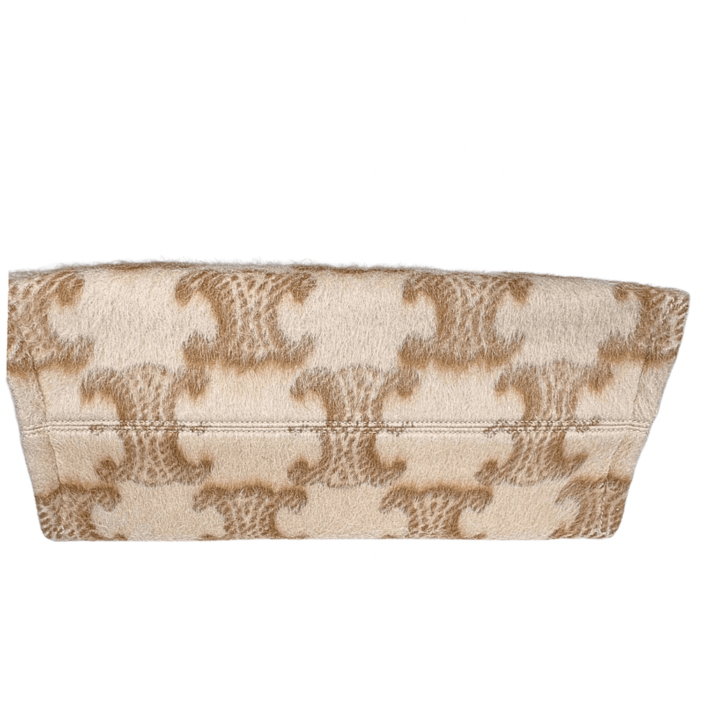 Celine Mohair Triomphe Cabas Thais Bag