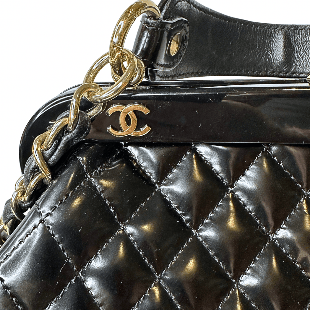 Chanel Vintage Mademoiselle Frame Satchel