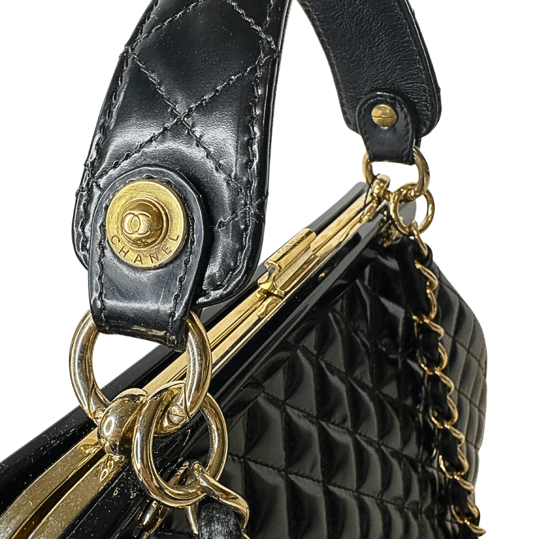 Chanel Vintage Mademoiselle Frame Satchel