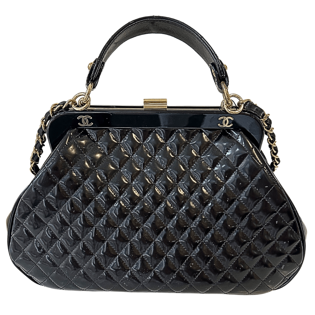 Chanel Vintage Mademoiselle Frame Satchel