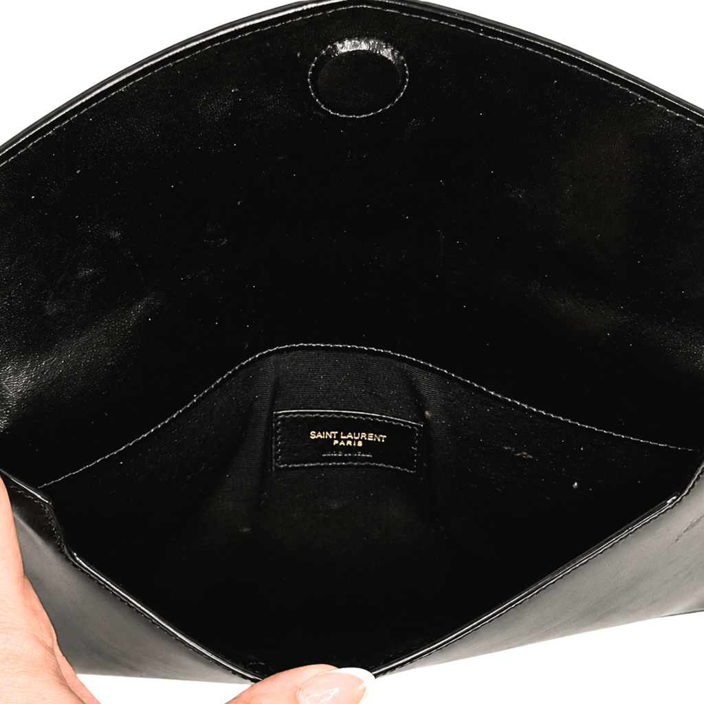 Saint Laurent Uptown Pouch Clutch Black