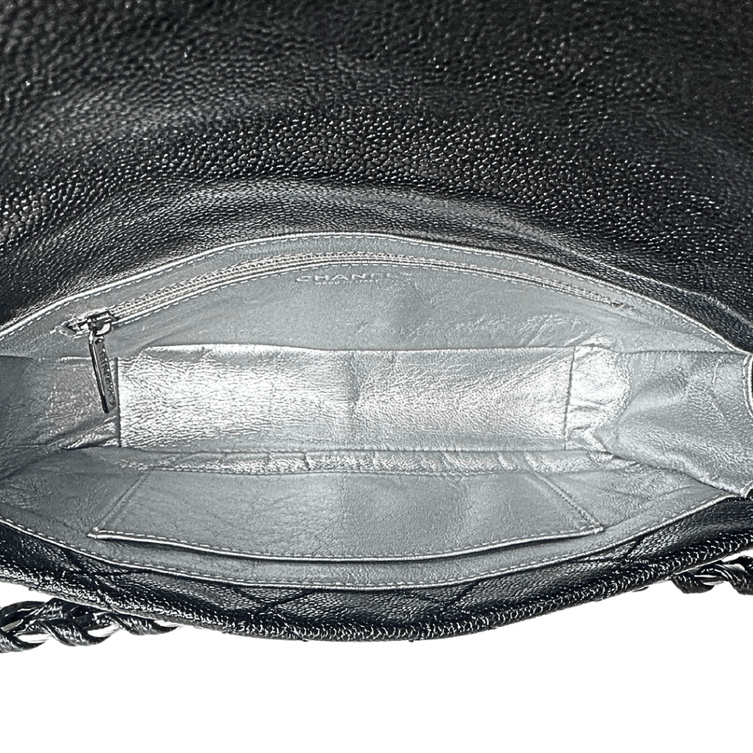 Chanel Glazed Caviar Modern Chain Flap Bag