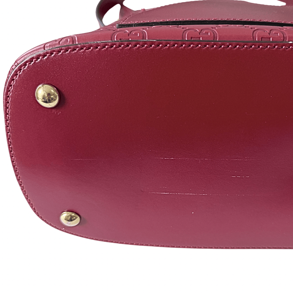 Gucci GG Signature Shoulder Hobo Bag