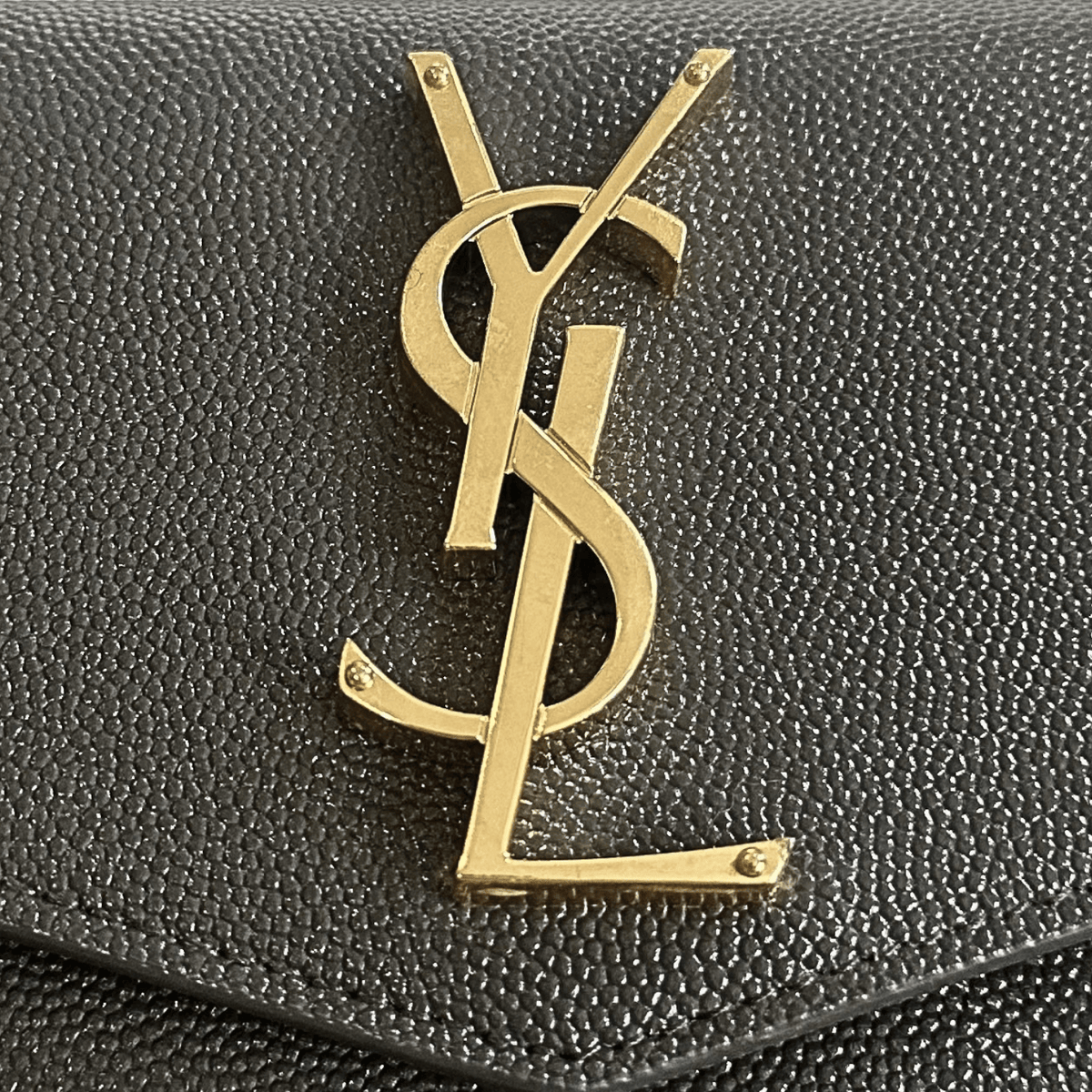 Saint Laurent Uptown Pouch Clutch Gray
