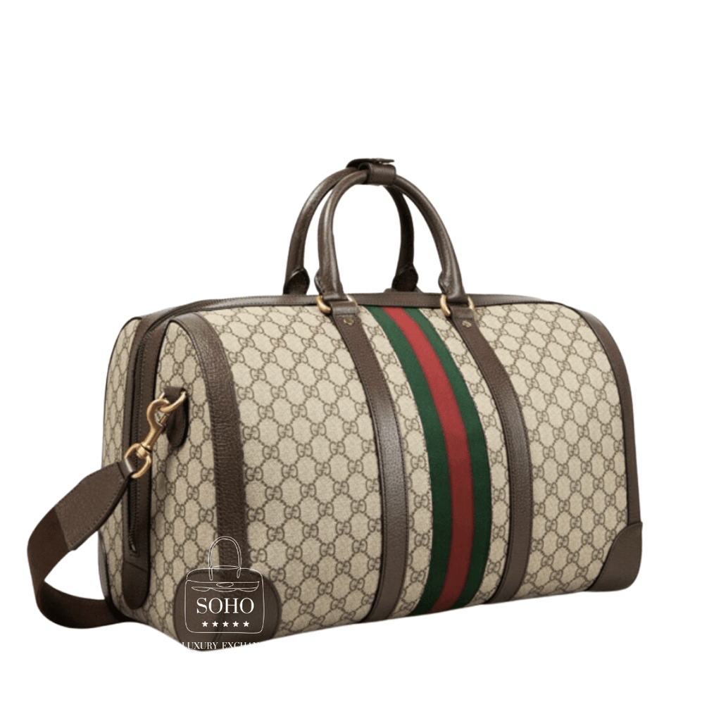 Gucci GG Supreme Large Savoy Duffle Bag