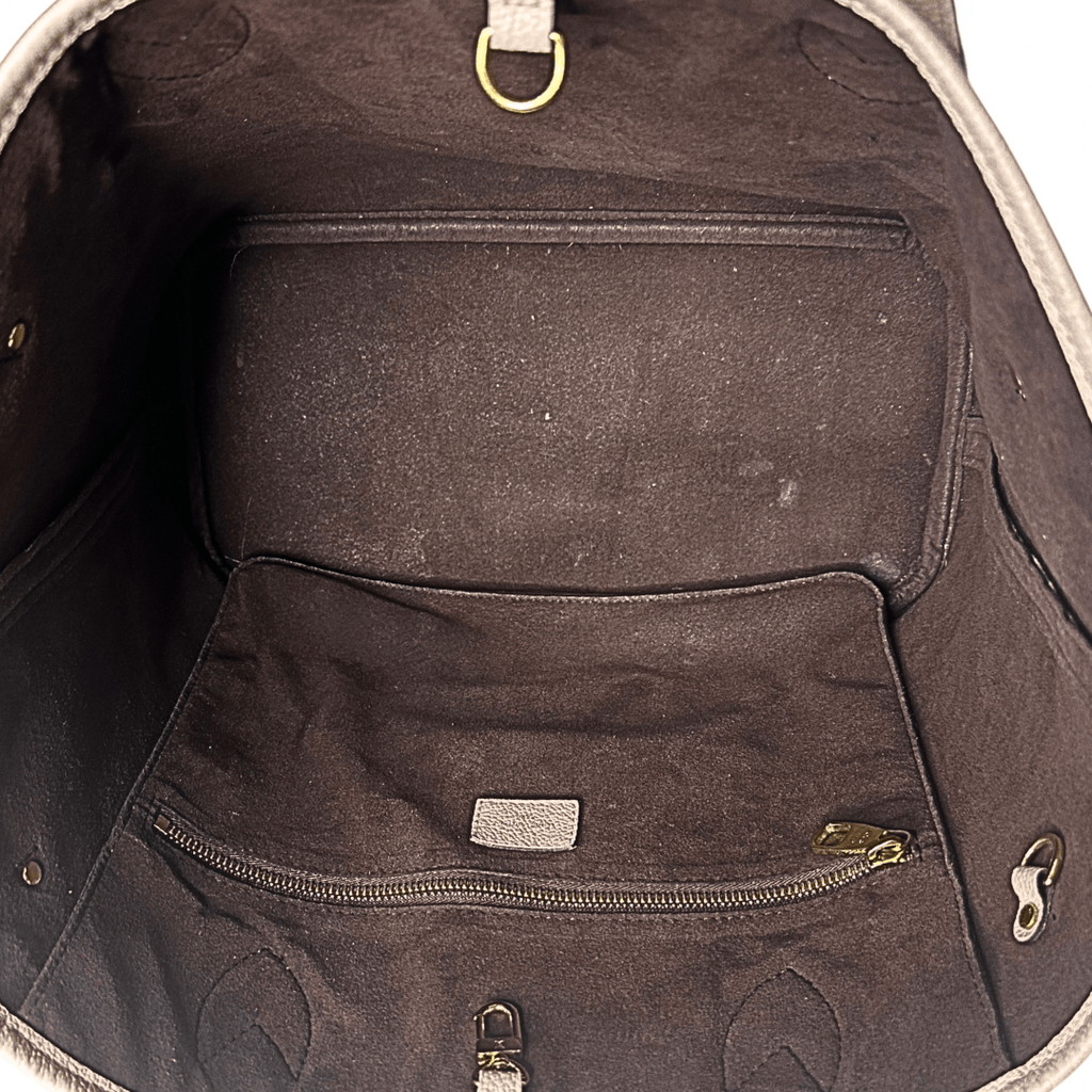 Louis Vuitton Giant Monogram Empreinte Neverfull MM