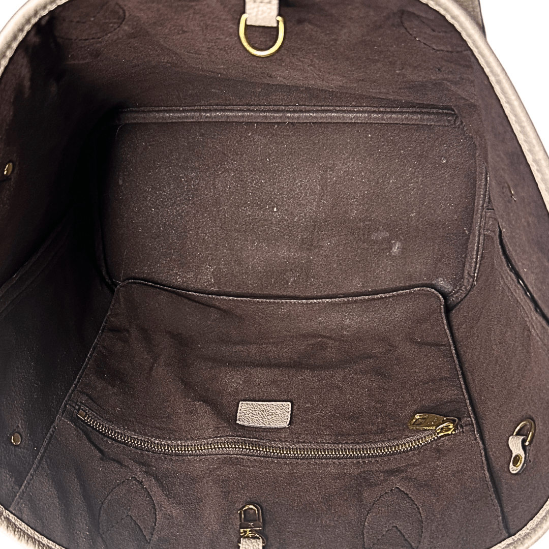 Louis Vuitton Giant Monogram Empreinte Neverfull MM