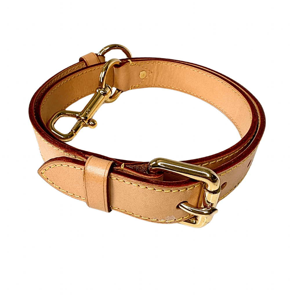 Louis Vuitton Vachetta Leather Adjustable Shoulder Luggage Strap