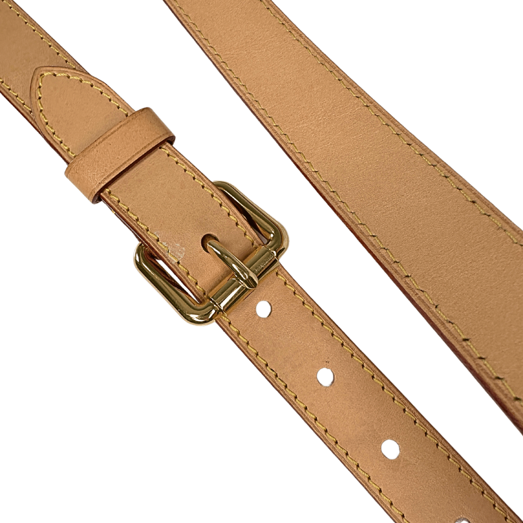 Louis Vuitton Vachetta Leather Adjustable Shoulder Luggage Strap