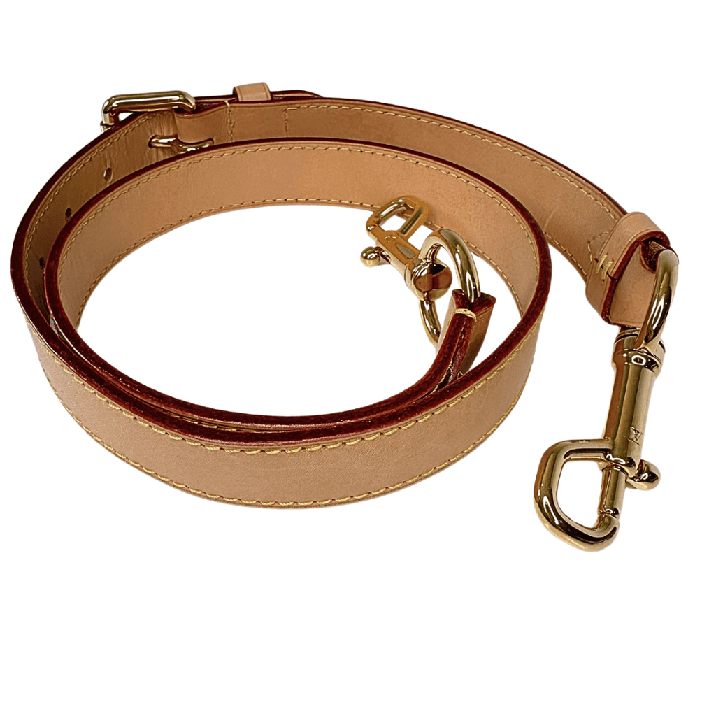 Louis Vuitton Vachetta Leather Adjustable Shoulder Luggage Strap