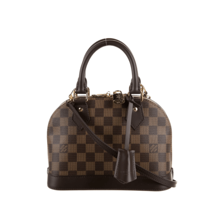 Louis Vuitton Damier Ebene Alma BB and Strap