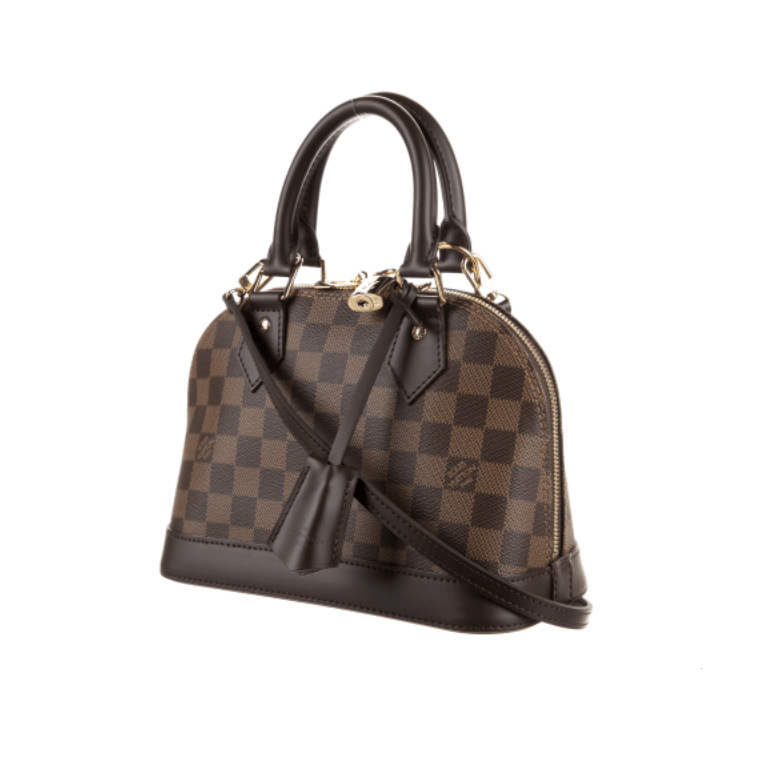 Louis Vuitton Damier Ebene Alma BB and Strap