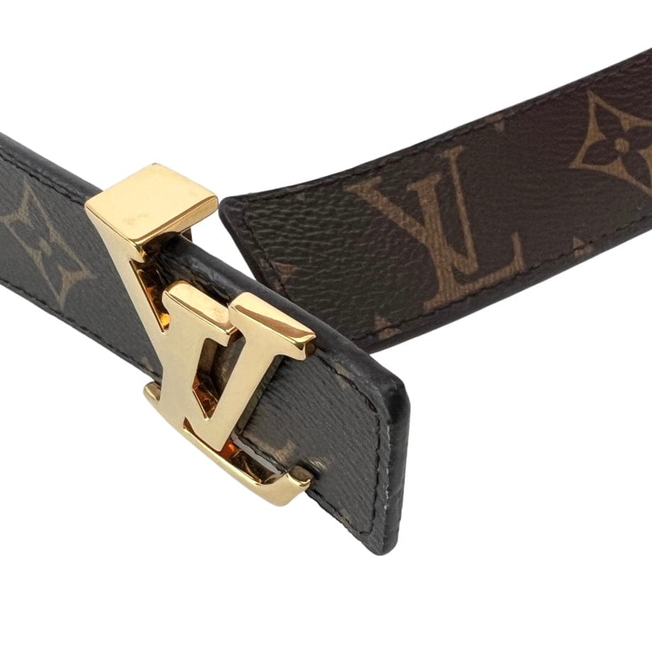 Louis Vuitton 30MM Monogram & Pink Reversible Initiales Belt Size 80/32