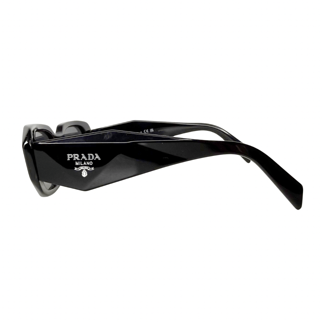 Prada Black Rectangle Sunglasses SPR 17W