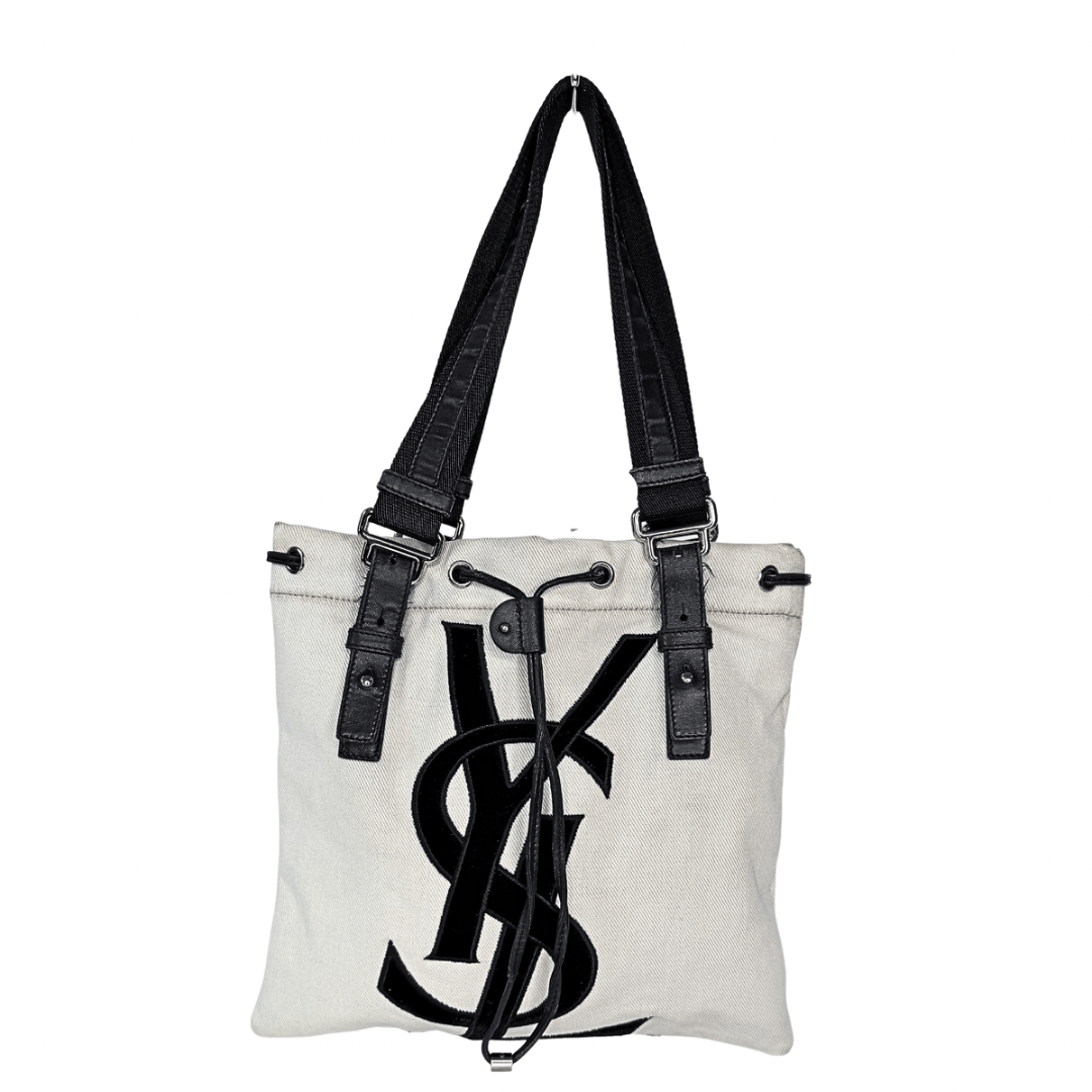 Saint Laurent Kahala Canvas Tote