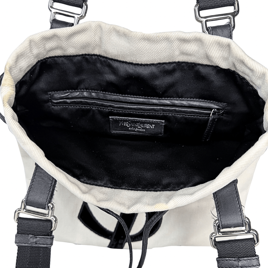 Saint Laurent Kahala Canvas Tote