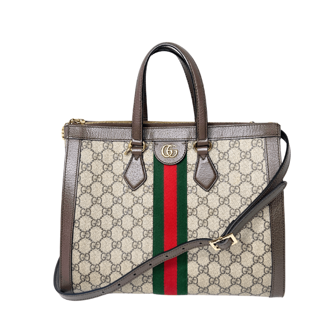 Gucci Medium Ophidia Top Handle Bag & Strap