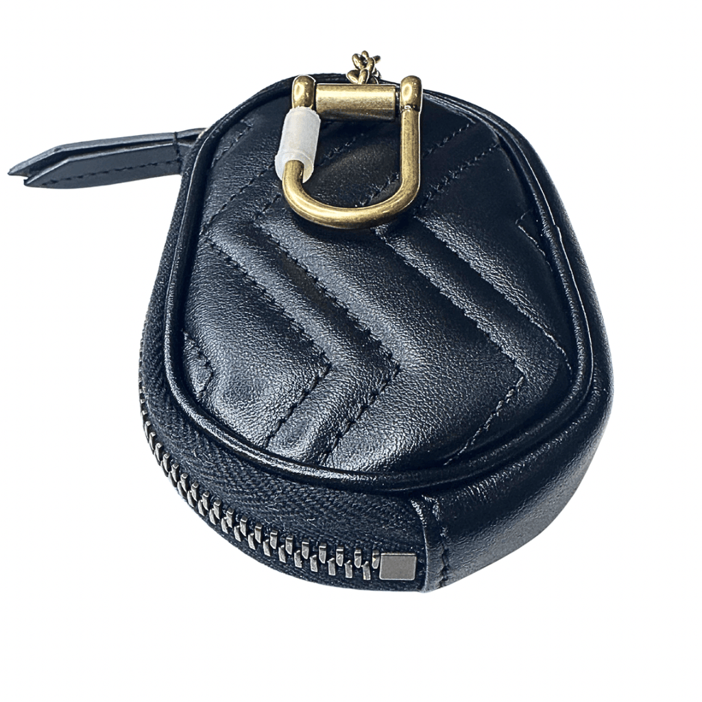 Gucci Matelasse Marmont Zip Key Pouch