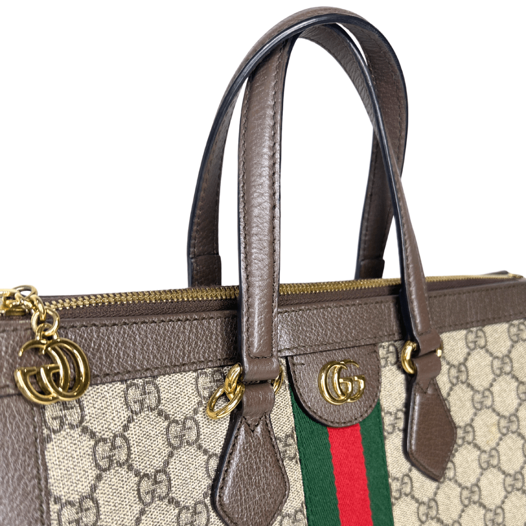 Gucci Medium Ophidia Top Handle Bag & Strap