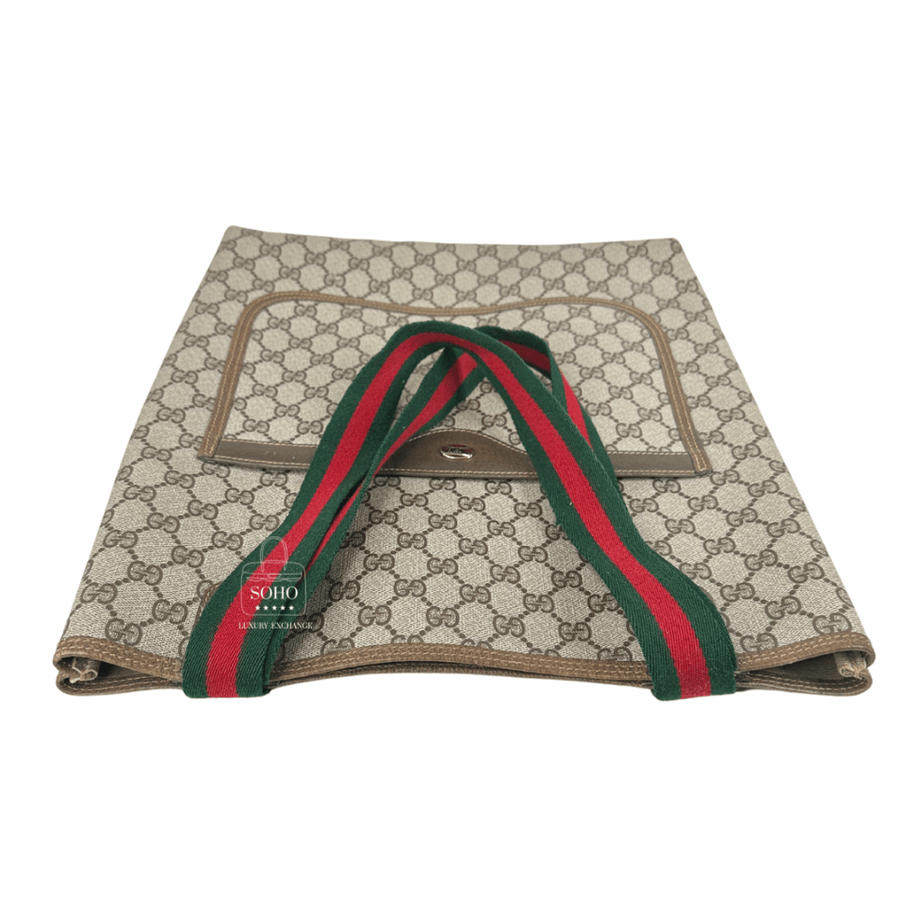 Gucci Vintage GG Supreme Sherry Tote Bag