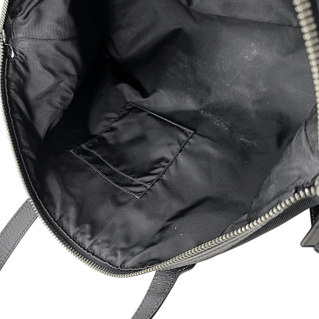 Gucci Black Techno Canvas Tote