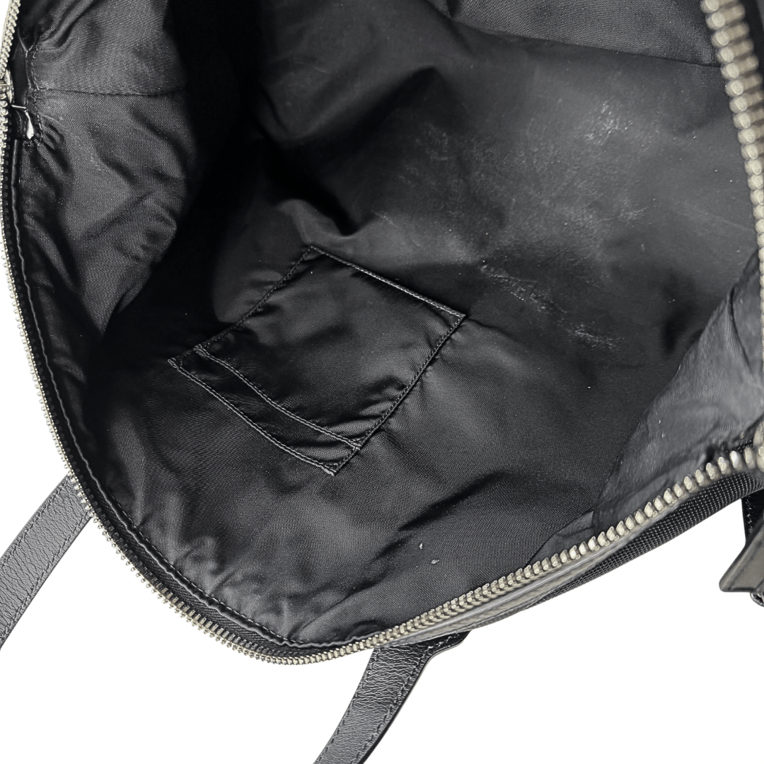Gucci Black Techno Canvas Tote