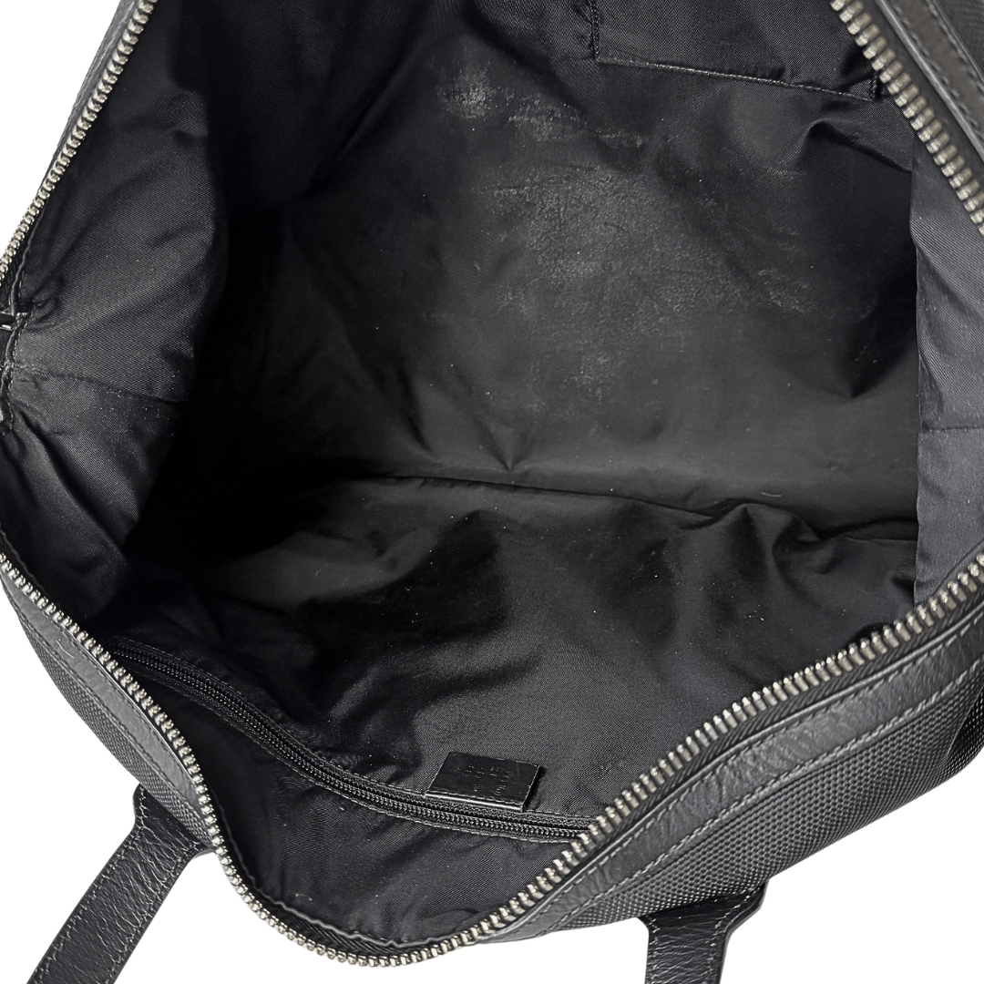 Gucci Black Techno Canvas Tote