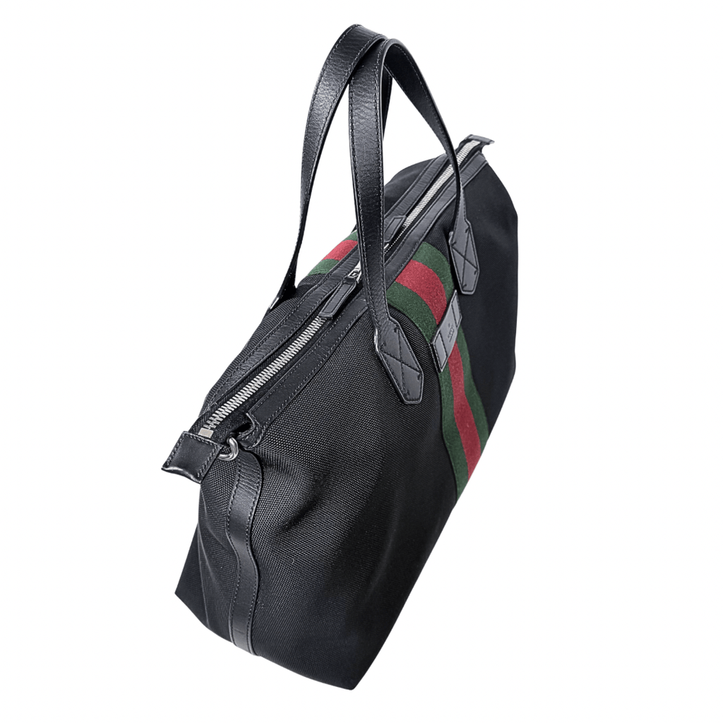 Gucci Black Techno Canvas Tote