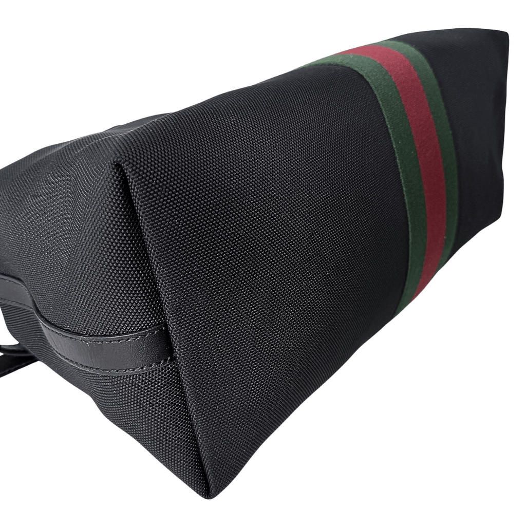 Gucci Black Techno Canvas Tote