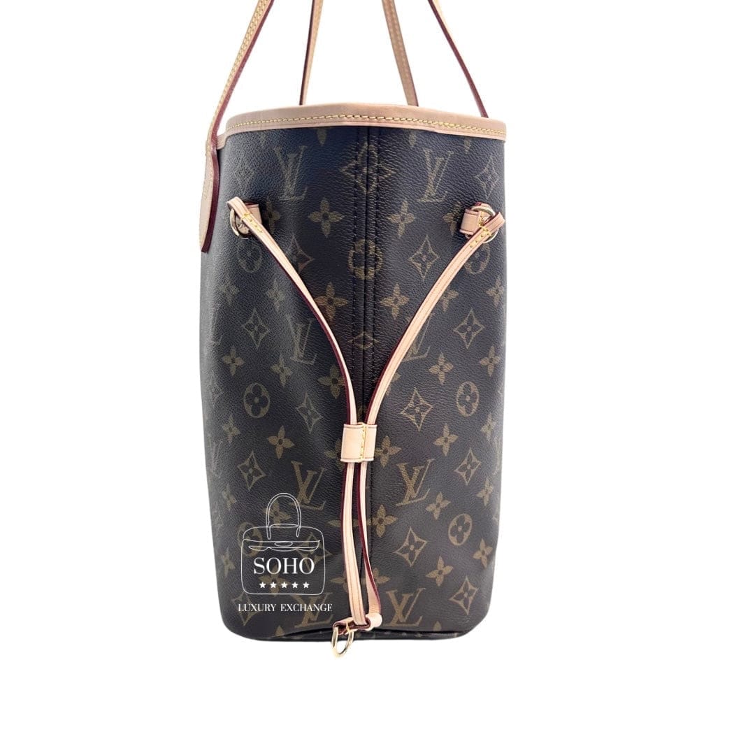 Louis Vuitton Monogram Neverfull MM & Pouch