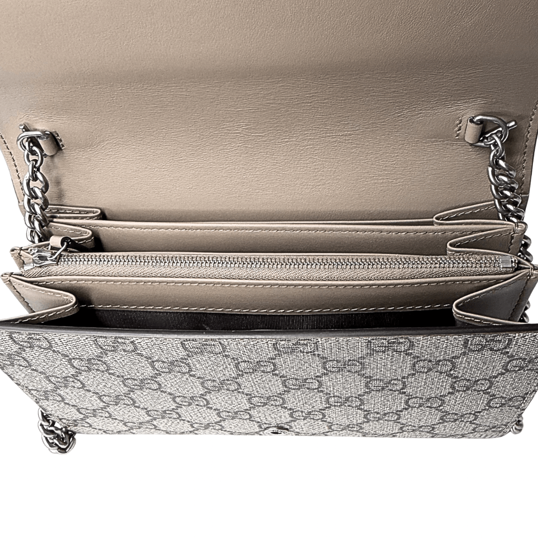 Gucci GG Supreme Dionysus Wallet On Chain