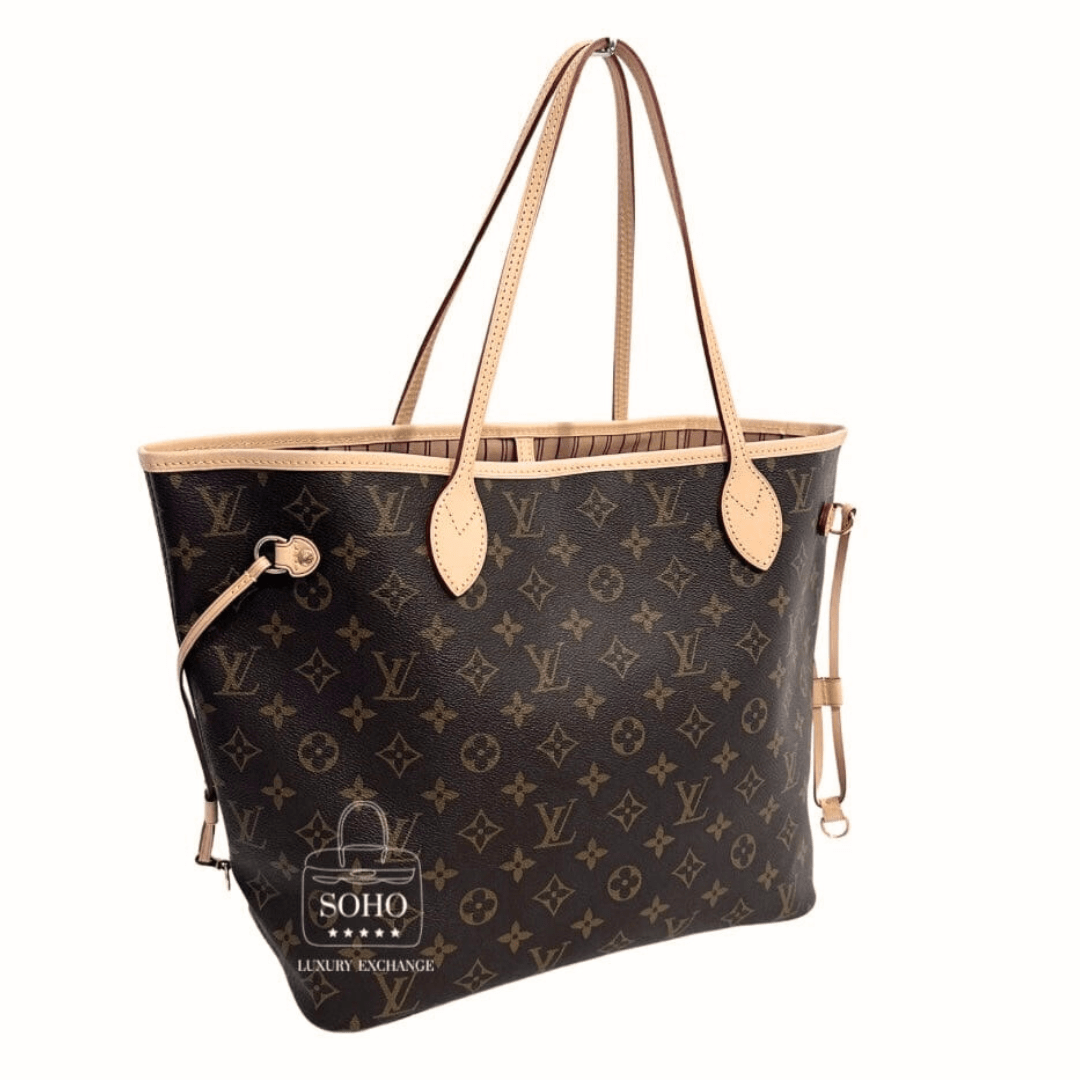 Louis Vuitton Monogram Neverfull MM & Pouch