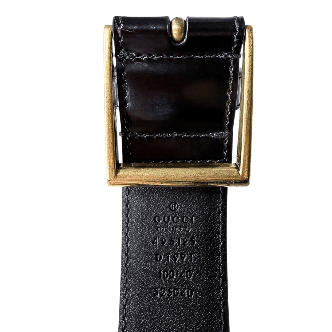 Gucci Web Leather Belt 100/40