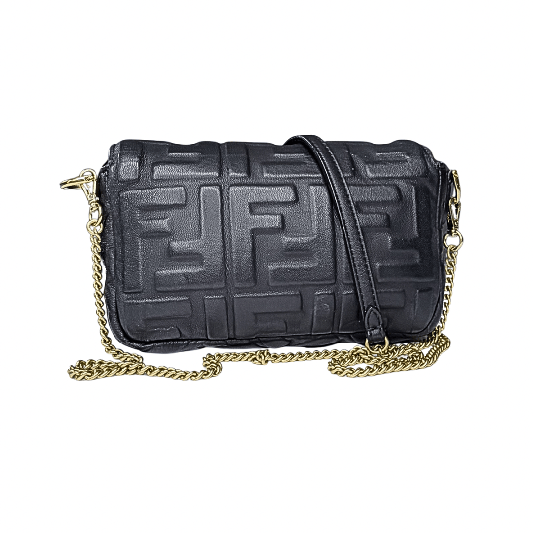 Fendi Calfskin FF 1947 Baguette Mini