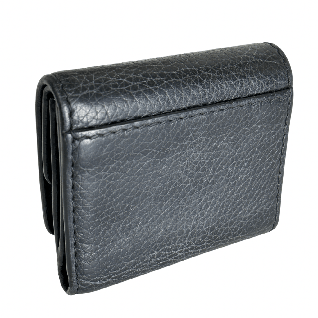 Dior Compact Leather Logo Wallet