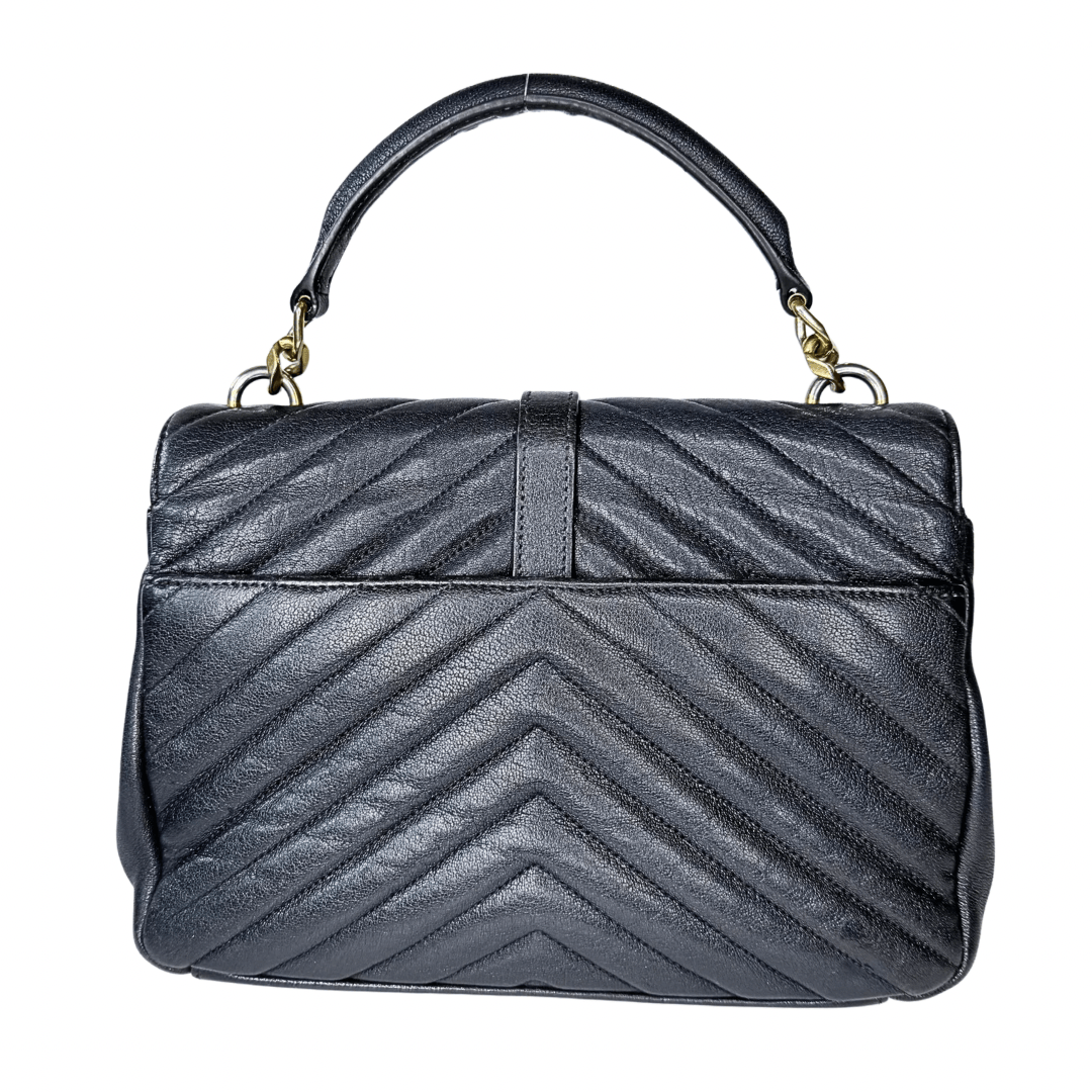 Saint Laurent Small Chevron College Crossbody