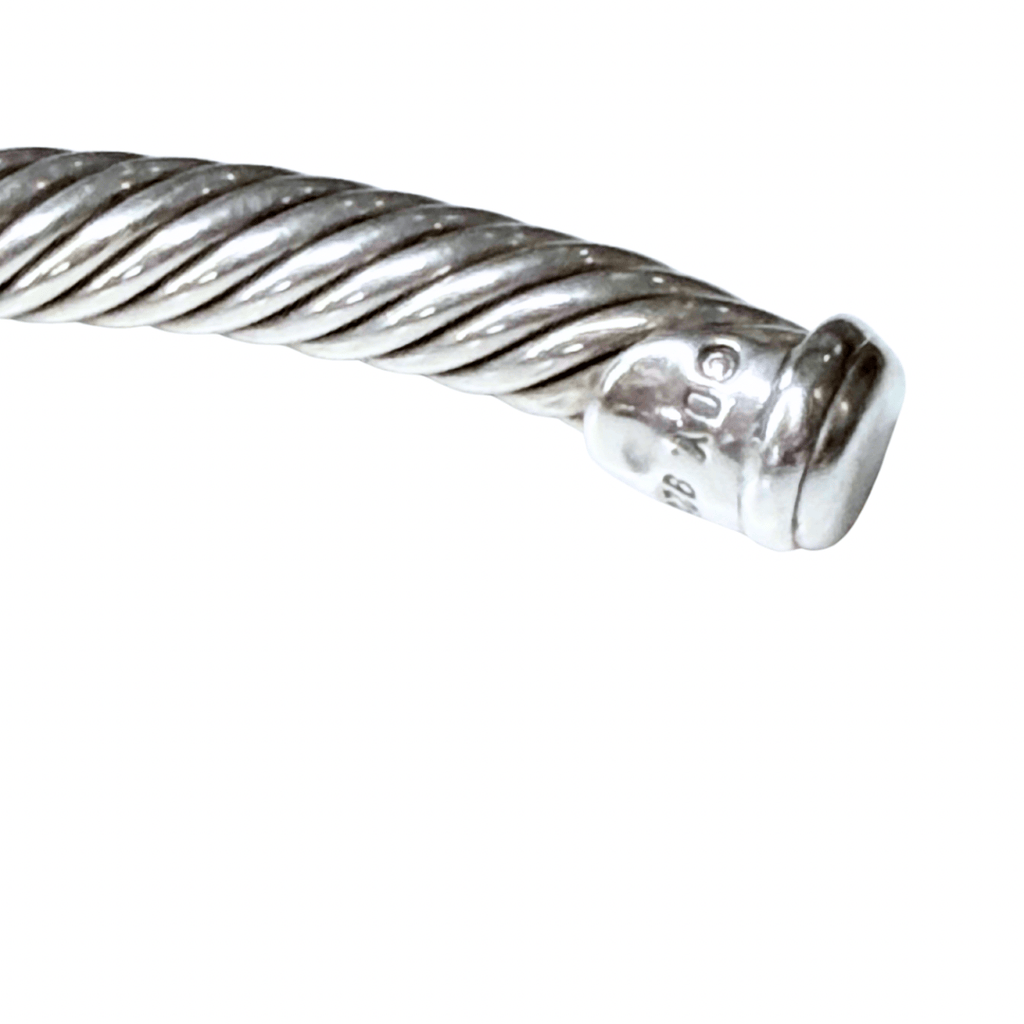 David Yurman Albion Morganite Station Cable Cuff Bracelet