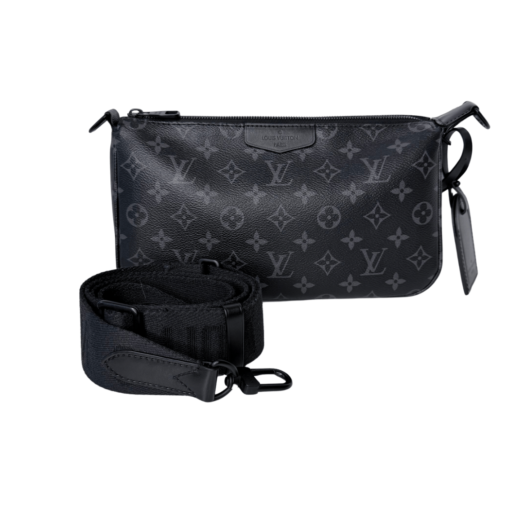 Louis Vuitton Monogram Eclipse Pochette Accessoires XL Shoulder Bag