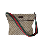 Gucci GG Canvas Web Large Messenger Bag
