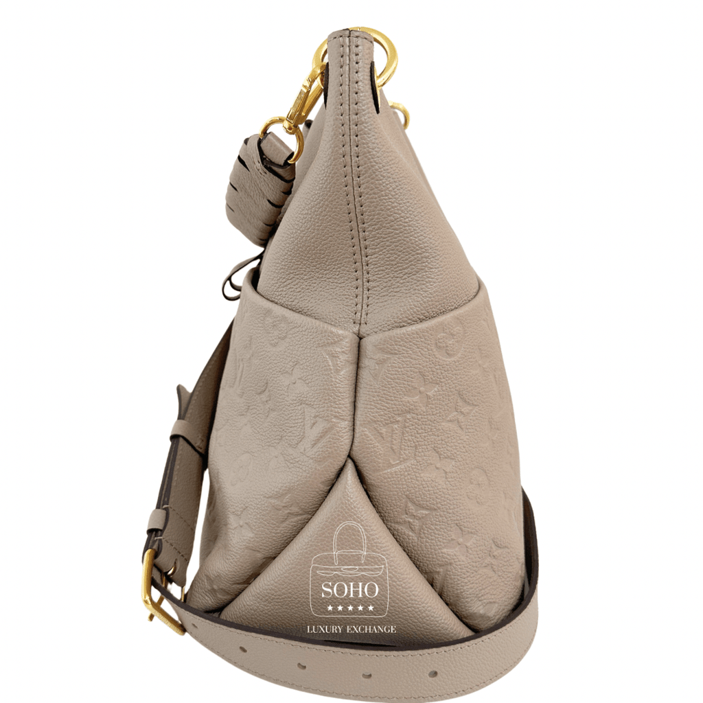 Louis Vuitton Latte Monogram Empreinte Maida Hobo Bag