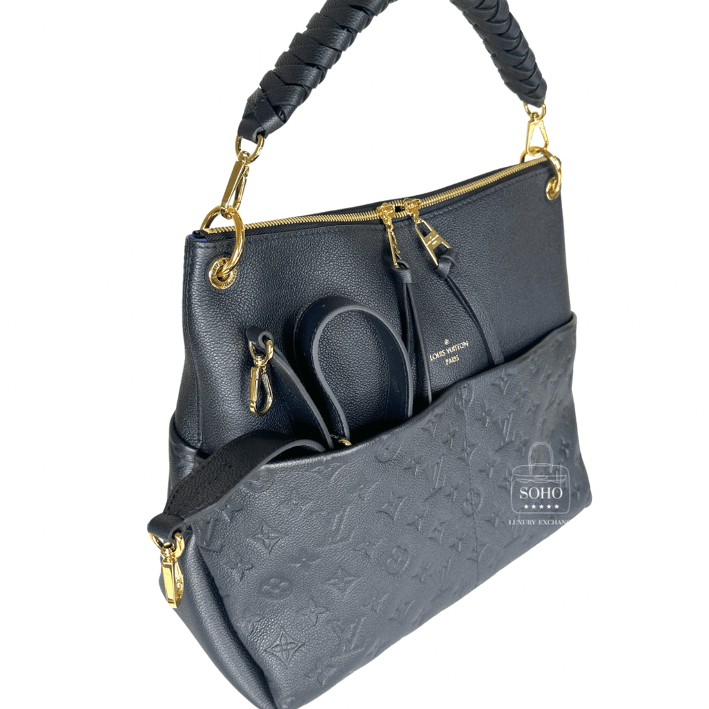 Louis Vuitton Black Monogram Empreinte Maida Hobo Bag