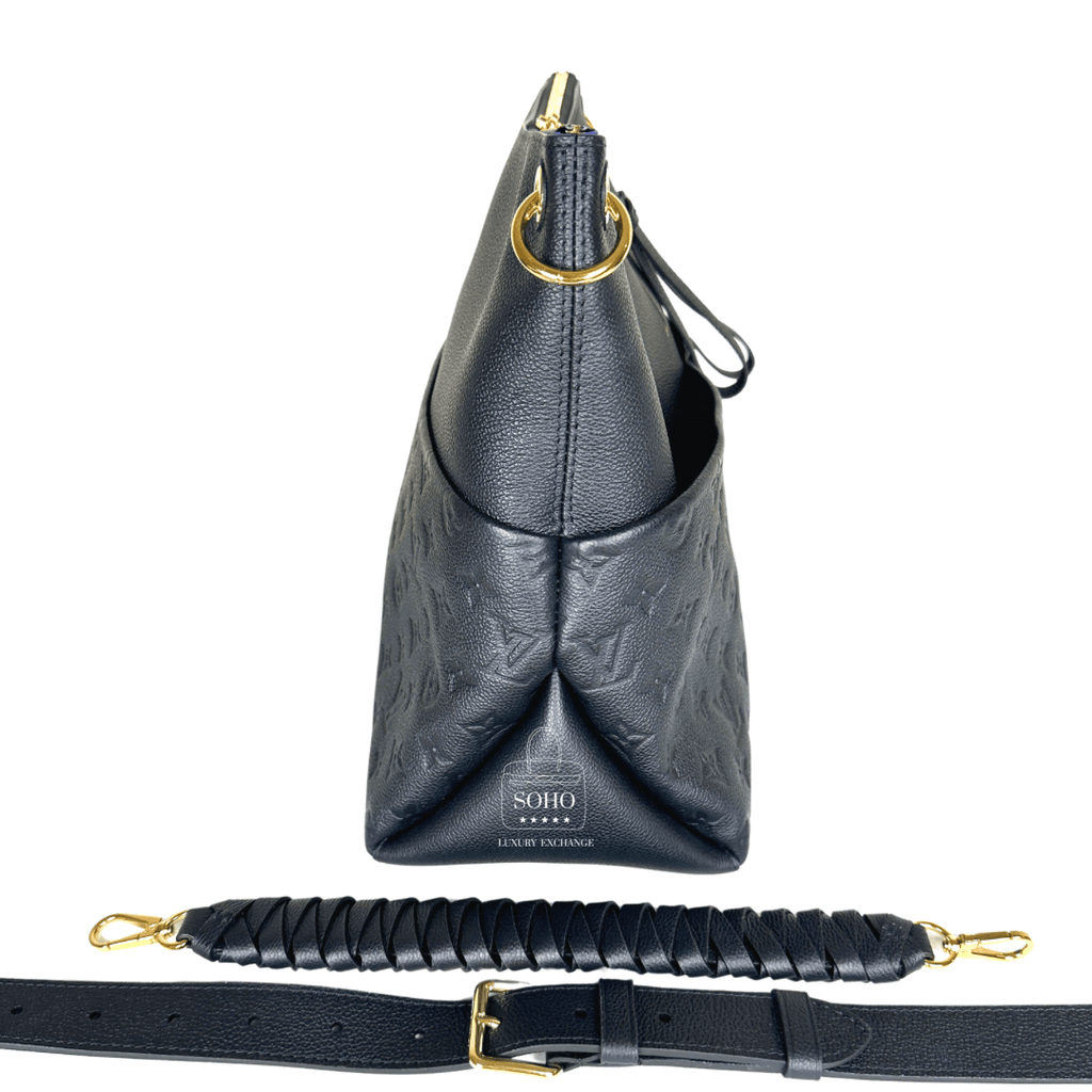 Louis Vuitton Black Monogram Empreinte Maida Hobo Bag