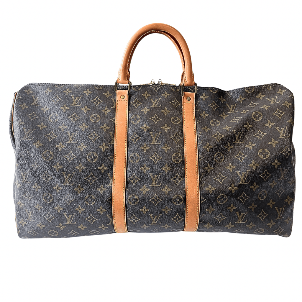 Louis Vuitton Monogram Bandouliere Keepall 55